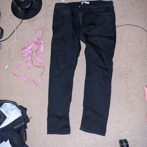 Signature by Levi Strauss Black Slim Men Jeans 38x32